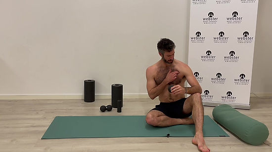 Foam Rolling Chest & Neck Tension